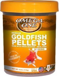 Omega One Medium Goldfish Pellets 119g