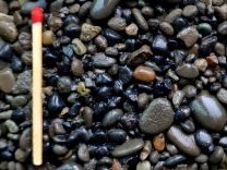 Natural gravel Black Sambia 1-5mm 2,5 kg bag