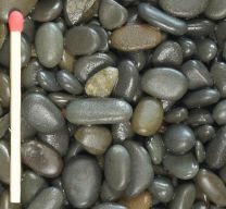 Natural gravel Black Sambia 6-8mm 2,5 kg bag