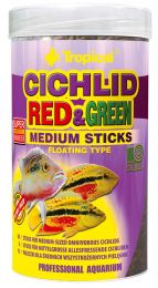 Tropical Cichlid Red & Green Medium sticks 1000ml /360g