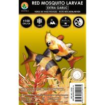 Frozen red mosquito larvae+garlic 100g blister